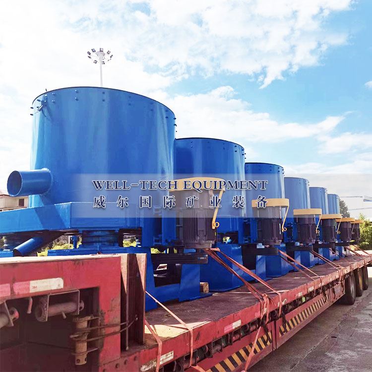 Levering 6 sæt STLB80 ​​Gold Centrifugal Concentrator Til Mongoliet