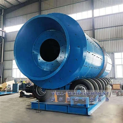 Heavy Duty 250Tph Rotary Scrubber Drum Washer Hot Sale til Mauretanien